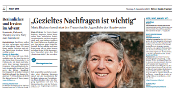 Artikel Kölner Stadtanzeiger gezieltes nachfragen ist wichtig
